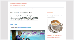 Desktop Screenshot of newcenturyguitar.com