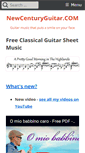 Mobile Screenshot of newcenturyguitar.com